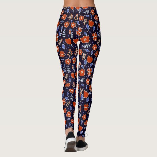 Sassy all over print bloemen Leggings (Achterkant)