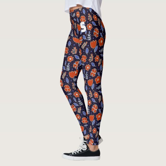 Sassy all over print bloemen Leggings (Links)