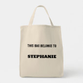 Sassy als mijn moeder Tas boodschappentas dubbelzi (Achterkant)