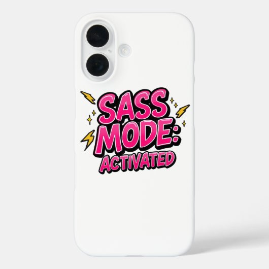 Sassy Attitude and Bold Pop Art Case-Mate iPhone Case (Achterkant)