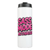 Sassy Attitude and Bold Pop Art Thermosbeker (Voorkant)