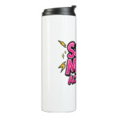 Sassy Attitude and Bold Pop Art Thermosbeker (Gedraaid links)