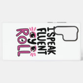 Sassy Attitude "I Speak Fluent Eye Roll" Samsung Galaxy Hoesje (Achterkant horizontaal)