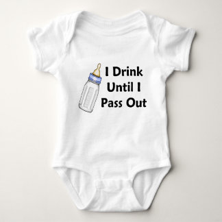 Sassy Baby Boy Bottle ik Drink tot ik er uitloop Romper