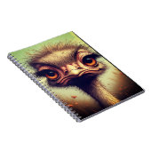 "Sassy Baby Emu" Spiral Notebook Notitieboek (Rechterzijde)