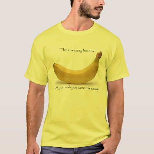 Sassy Banana T-shirt (Voorkant)