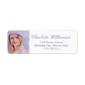 Sassy Beach Beauty-adres Etiket (Voorkant)