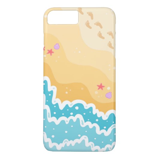 Sassy Beach Design iPhone Case (Achterkant)
