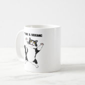 Sassy Black Cat Coffee Mug – Take a Break Reminder Koffiemok (Voorkant links)