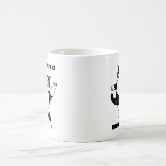 Sassy Black Cat Coffee Mug – Take a Break Reminder Koffiemok (Center)