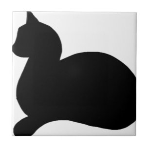 Sassy Black Cat Tegeltje