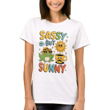 Sassy But Sunny – Grappig Kikker Zomer T-shirt