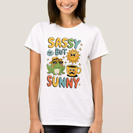 Sassy But Sunny – Grappig Kikker Zomer T-shirt