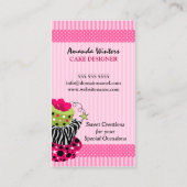 Sassy Cake Bakery Visitekaartje (Achterkant)