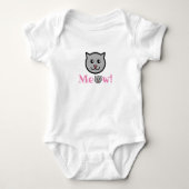 Sassy Cat Baby Bodysuit (Voorkant)
