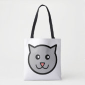 Sassy Cat Canvas tas (Voorkant)