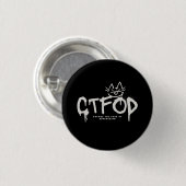 sassy cat_CTFOD_Spraypaint Ronde Button 3,2 Cm (Voorkant /achterkant)