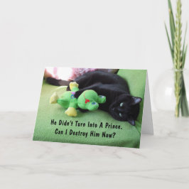 Sassy Cat & Froggy Valentijnsdag Kaart