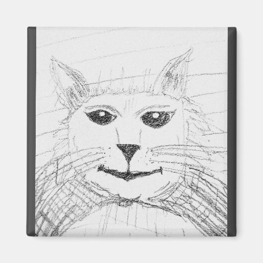 Sassy Cat Magnet (Voorkant)