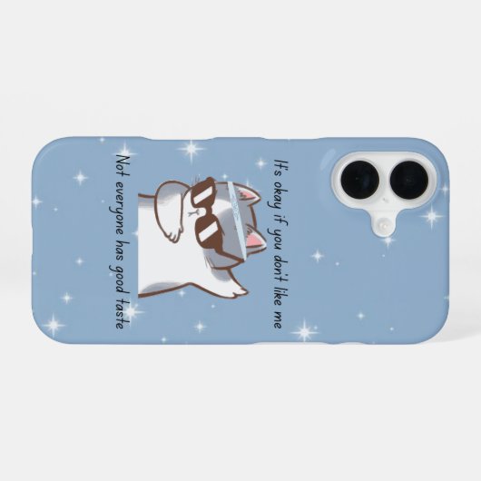 Sassy Cat Phone Case iPhone 16 Hoesje (Achterkant horizontaal)