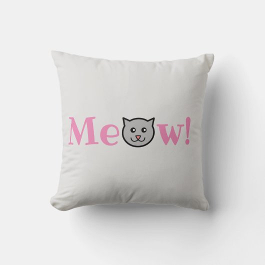 Sassy Cat Pillow Kussen (Voorkant)