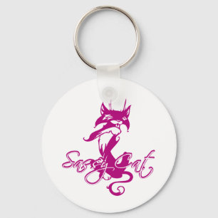 Sassy Cat Sleutelhanger