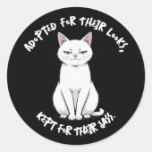 Sassy Cat Sticker (Voorkant)