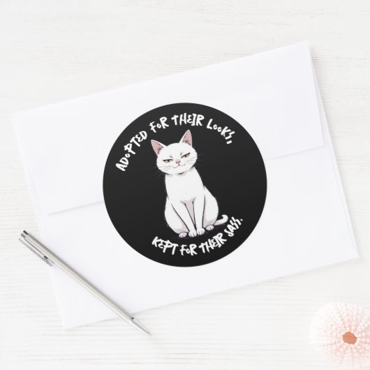 Sassy Cat Sticker (Envelop)