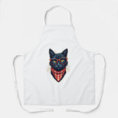 Sassy Cat Sticker Schort (Voorkant)