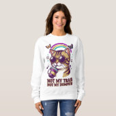 Sassy Cat Sweatshirt (Voorkant volledig)