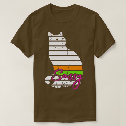 Sassy Cat T-shirt (Design voorkant)