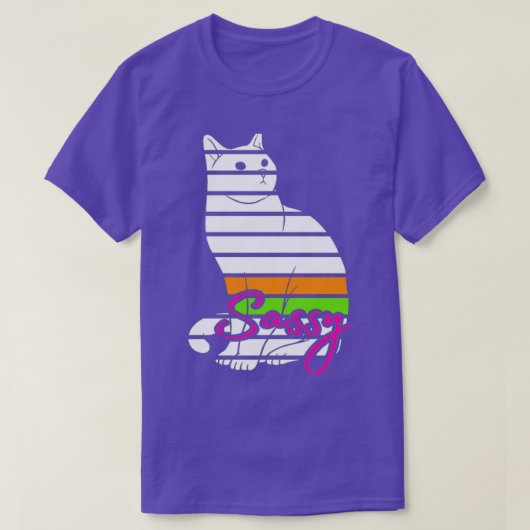 Sassy Cat T-shirt (Design voorkant)