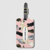 SASSY CATS BAGAGELABEL (Voorkant (verticaal))