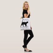 Sassy Catwalk Canvas tas | Grappig & Eco-vriendeli (Op model)