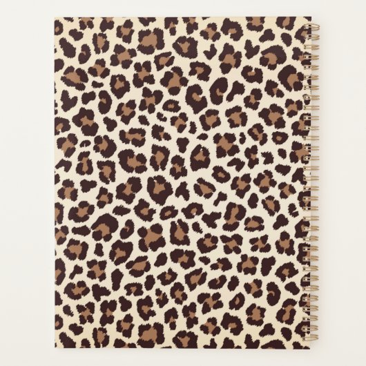 Sassy Cheetah Print Planner (Achterkant)
