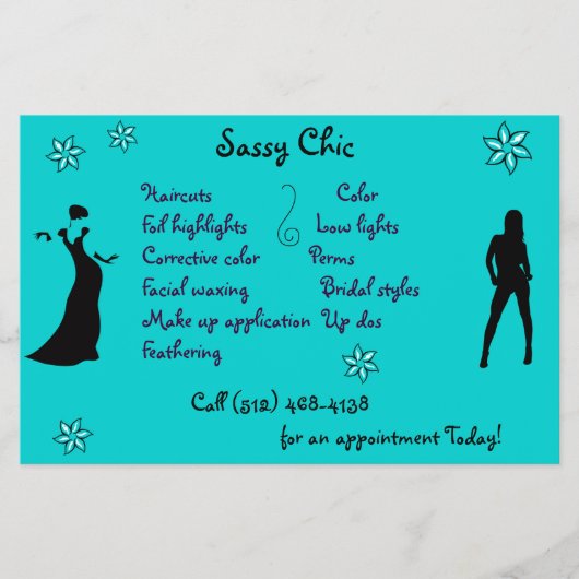 Sassy Chic Flyers (Voorkant)