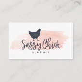 Sassy Chick Visitekaartje (Voorkant)