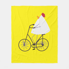 Sassy chicken fleece deken