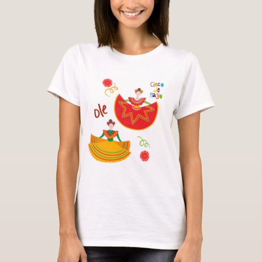 Sassy Cinco De Mayo  T-Shirt (Voorkant)