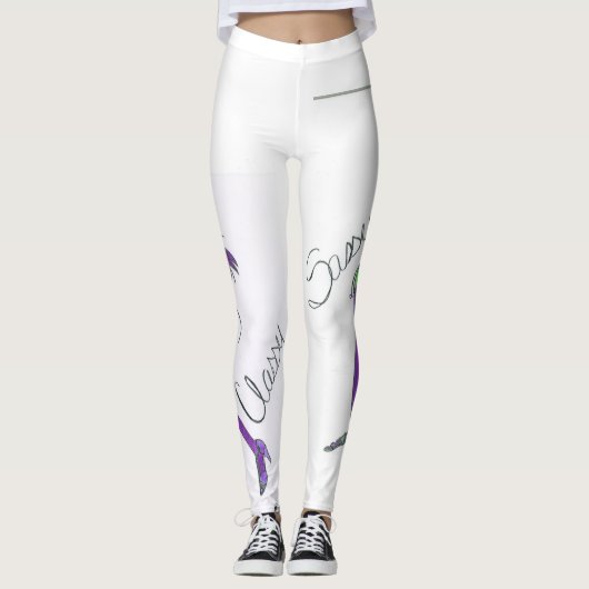 "Sassy" & "Classy" Leggings (Voorkant)