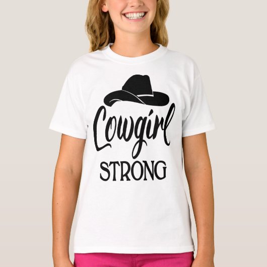 Sassy Cowgirl Sterong Cowboy Pet Line Dancing Rode T-shirt (Voorkant)