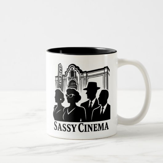 Sassy Cup - Drink de Sass Tweekleurige Koffiemok (Rechts)