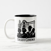 Sassy Cup - Drink the Sass Tweekleurige Koffiemok (Links)
