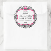 Sassy Damask Cake - Verpakkende Stickers (Tas)