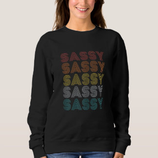 sassy daughter kids teen retro vintage girls trui