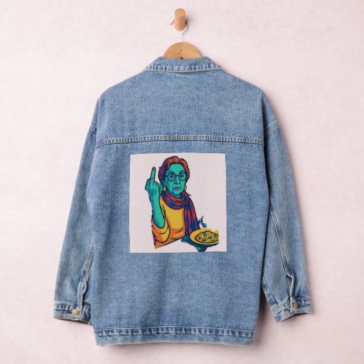 Sassy Denim Jacket-Louise says it without saying i Denim Jacket (Hangar)