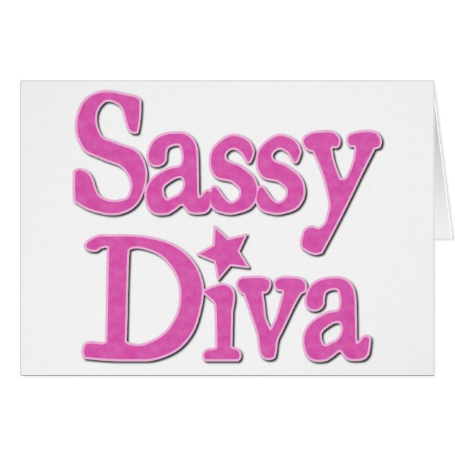 Sassy Diva (Voorkant Horizontaal)