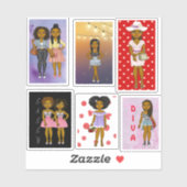 Sassy Diva 6 Sticker Set (Vel)