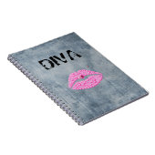 Sassy Diva Lips Notitieboek (Rechterzijde)