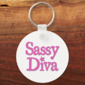 Sassy Diva Sleutelhanger (Voorkant)